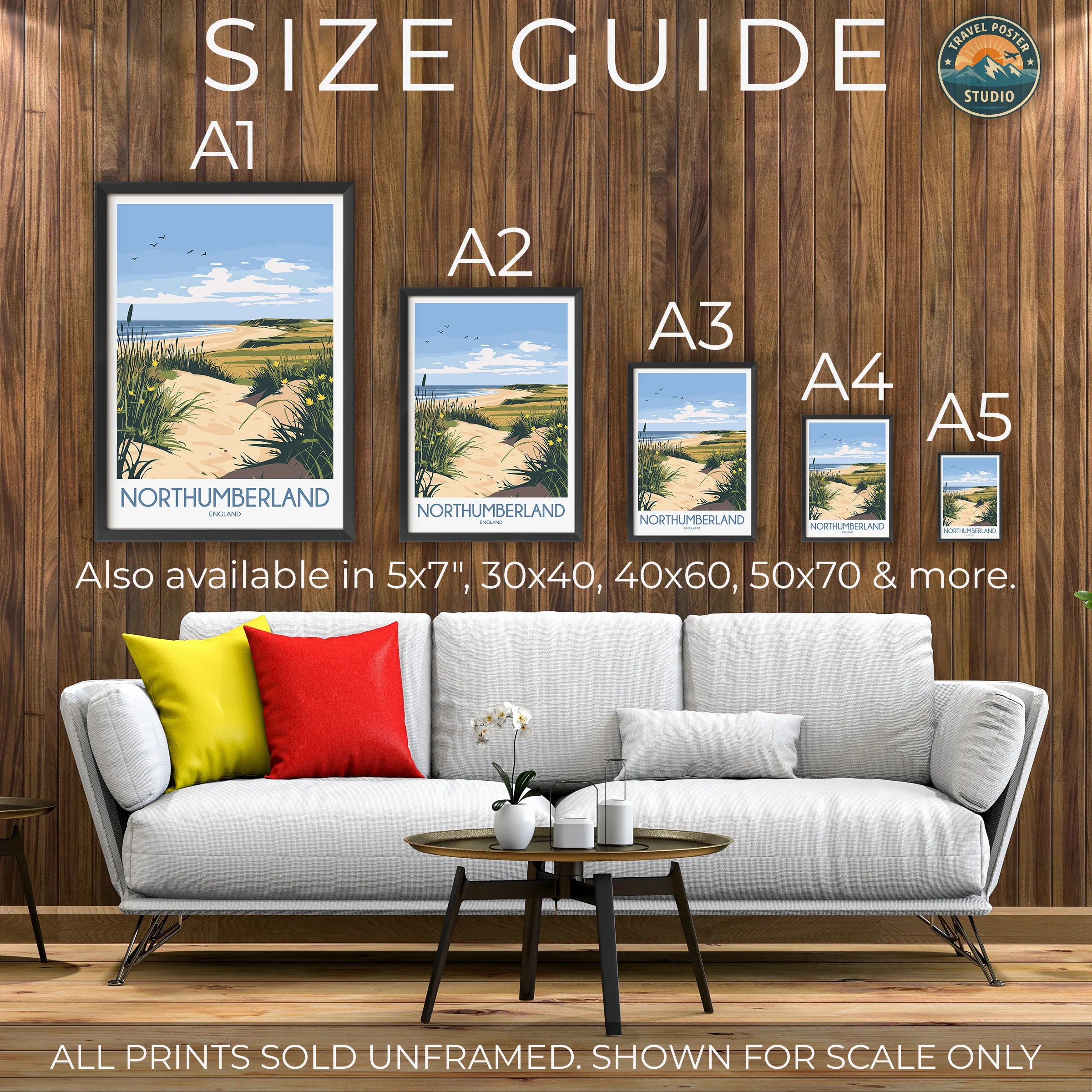 Northumberland Destination Art Gift