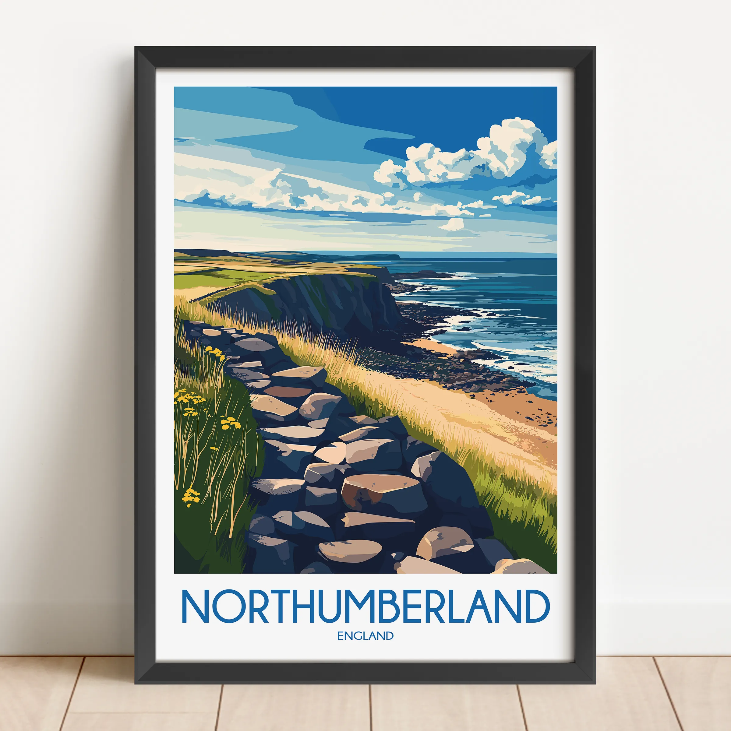 Northumberland Destination Art Gift