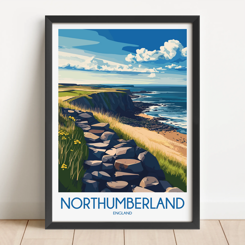 Northumberland Destination Art Gift