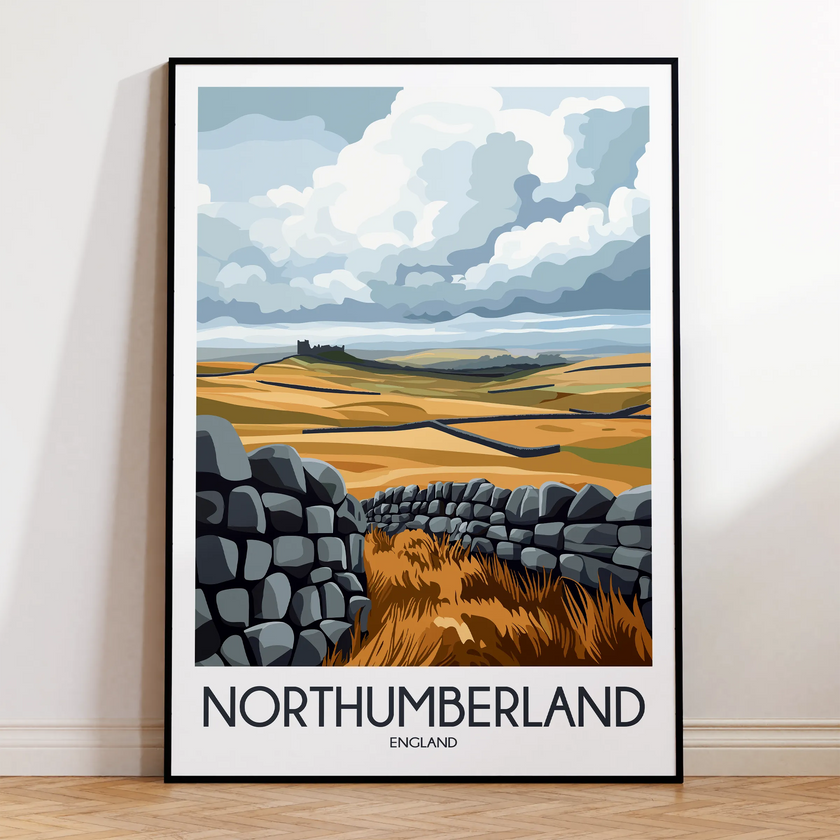 Northumberland Destination Art Gift