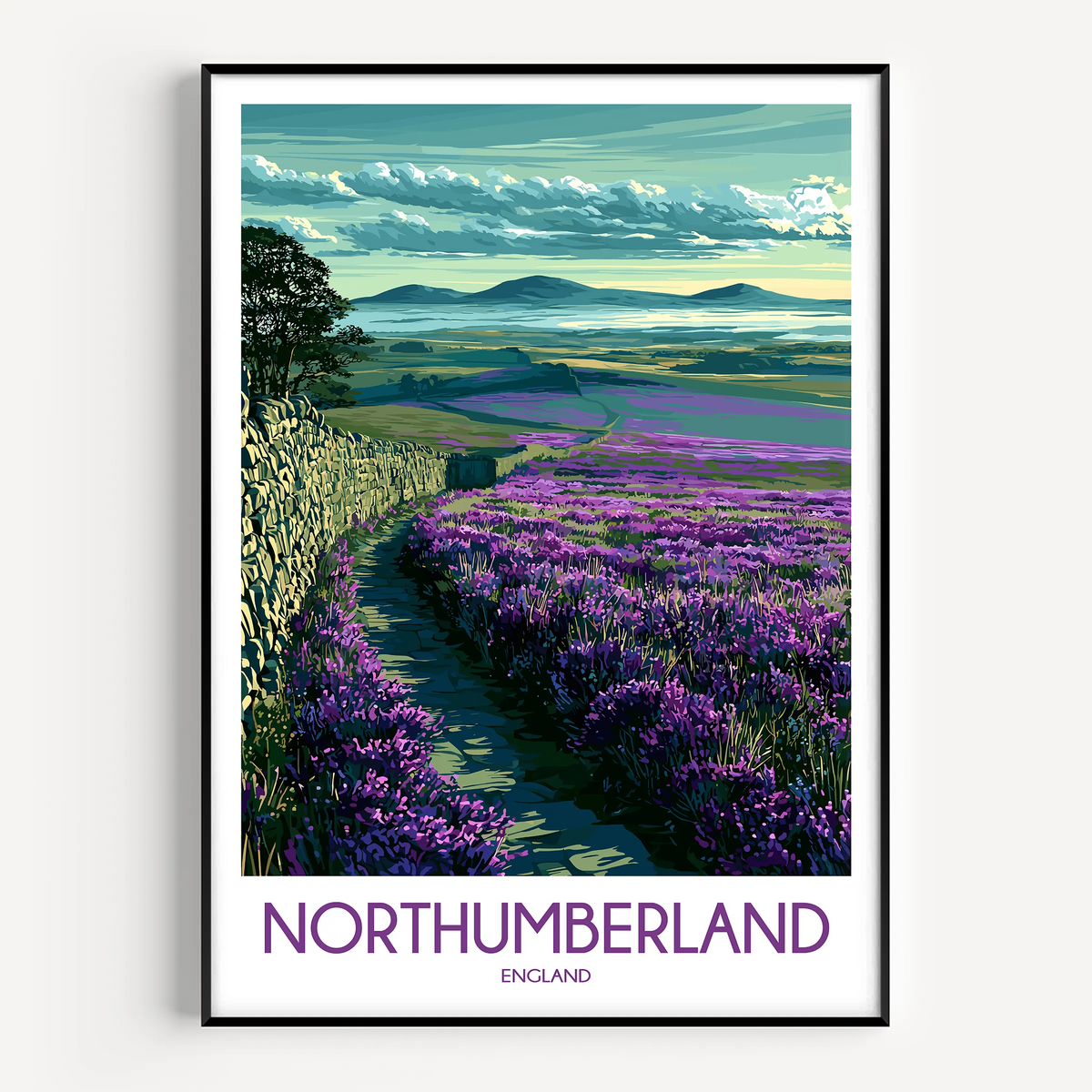 Northumberland Destination Art Gift