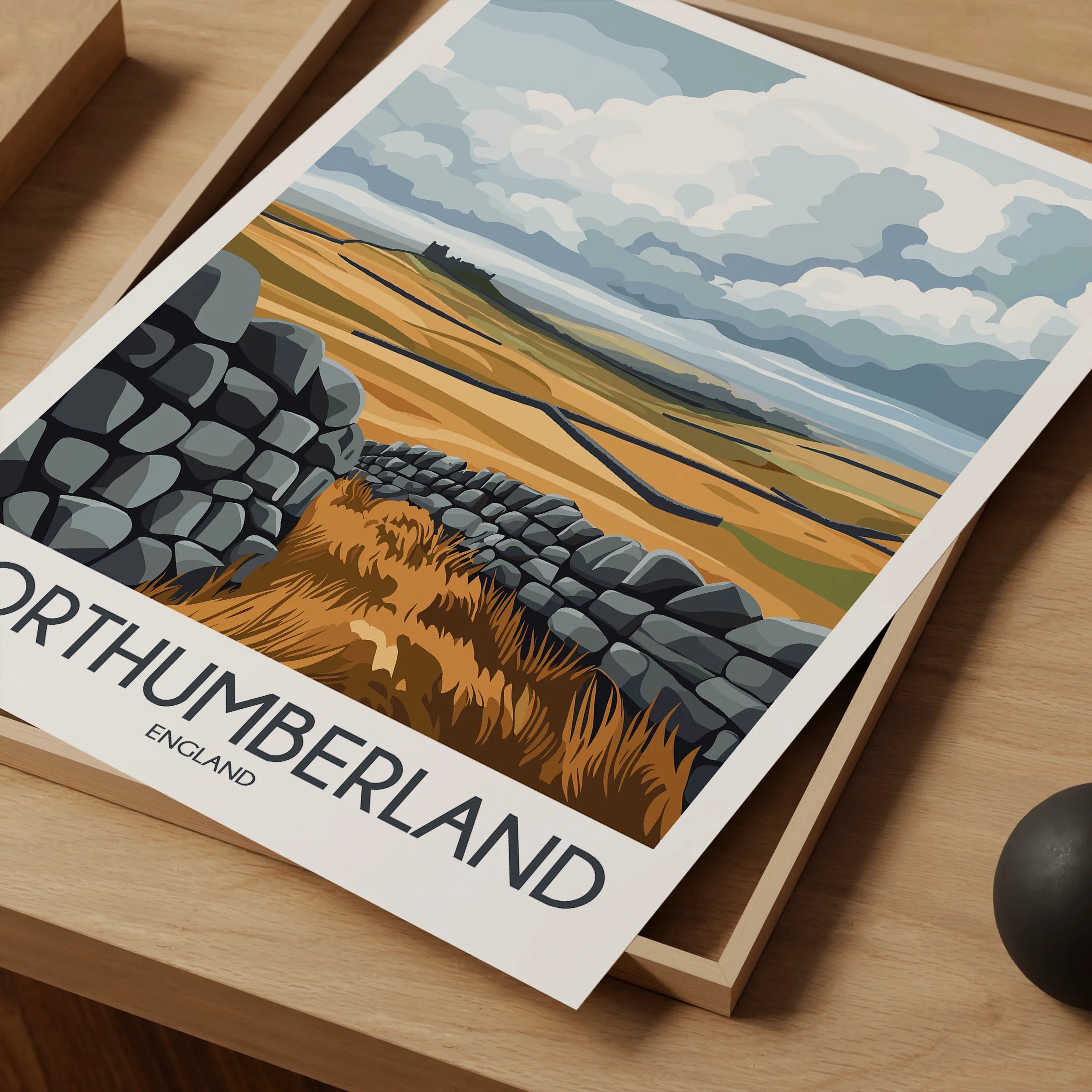 Northumberland Minimalist Wall Art