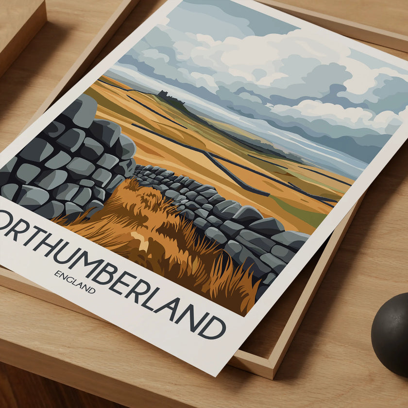 Northumberland Minimalist Wall Art