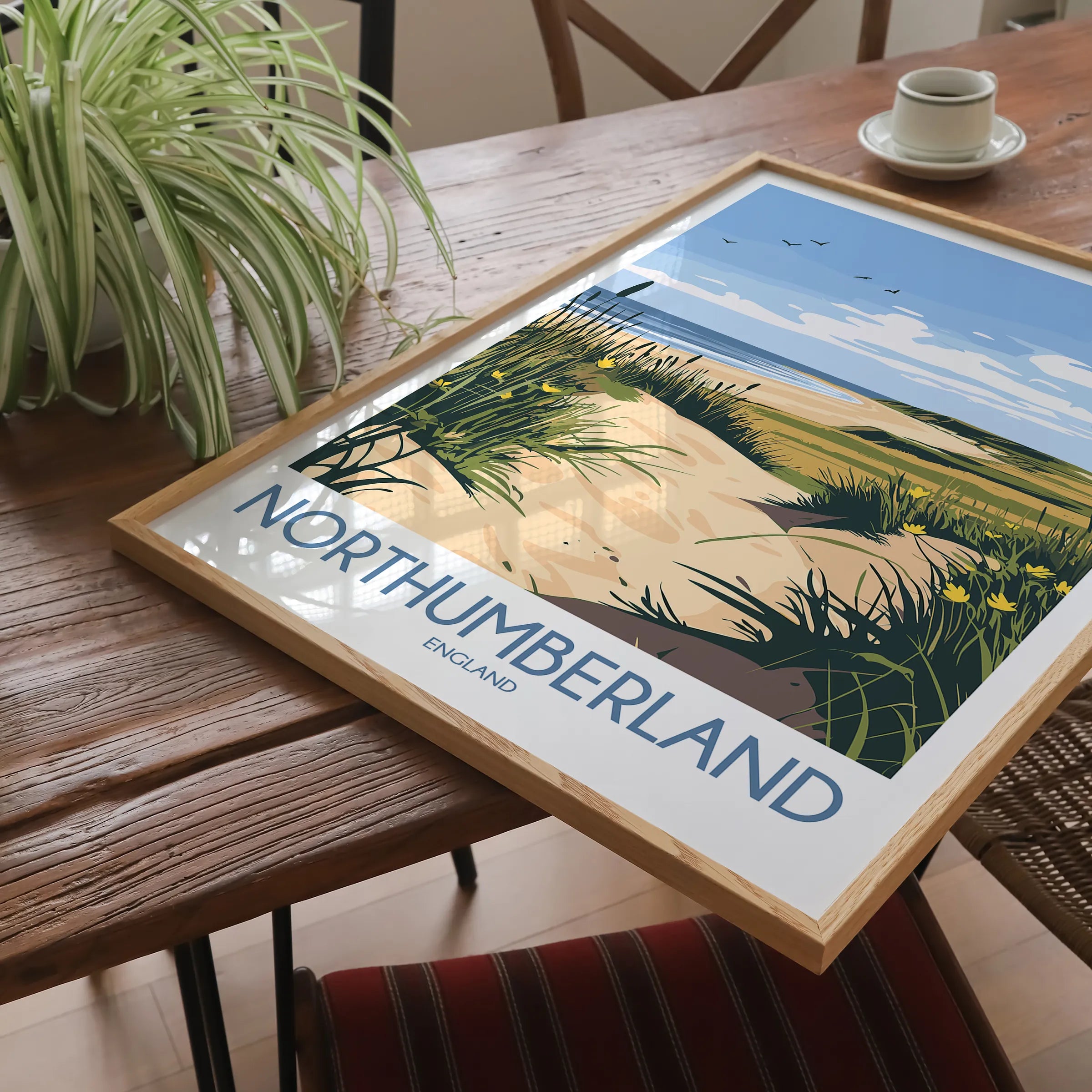 Northumberland Minimalist Wall Art