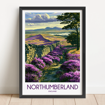Northumberland Minimalist Wall Art