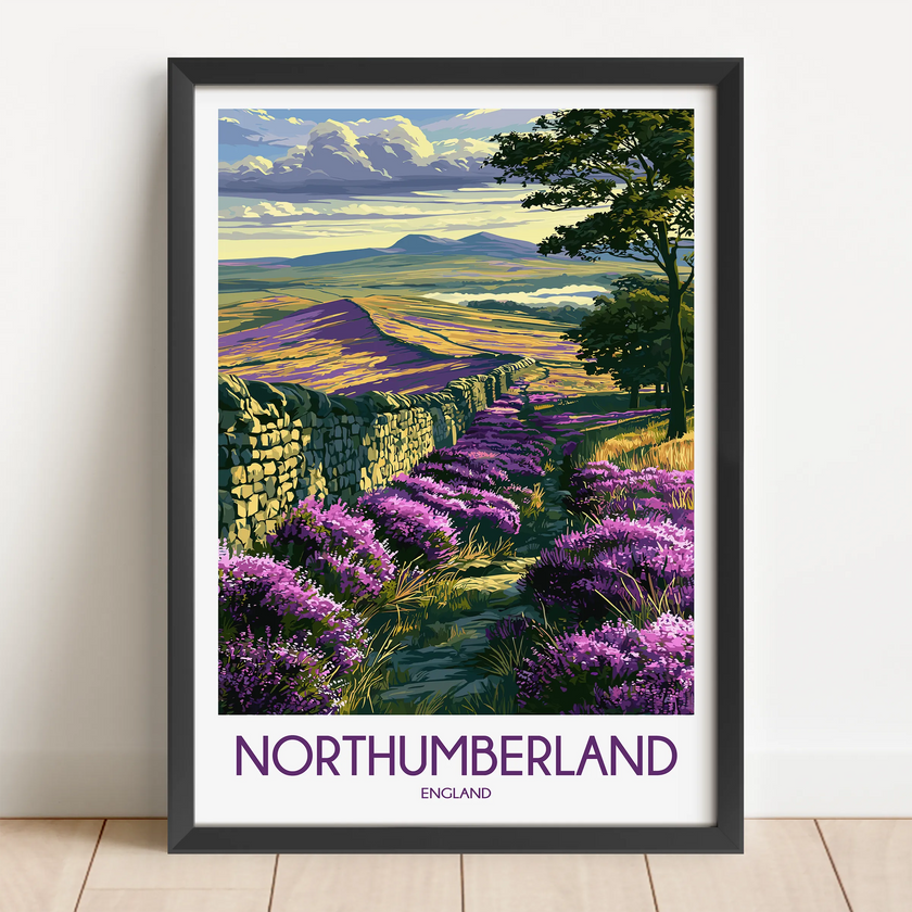 Northumberland Minimalist Wall Art