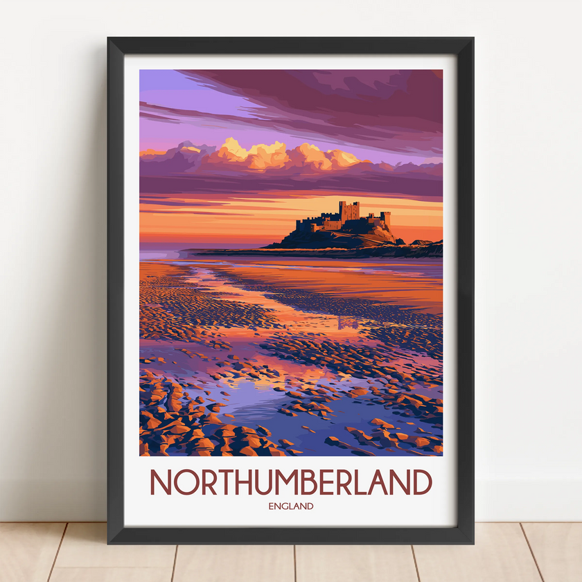 Northumberland Minimalist Wall Art
