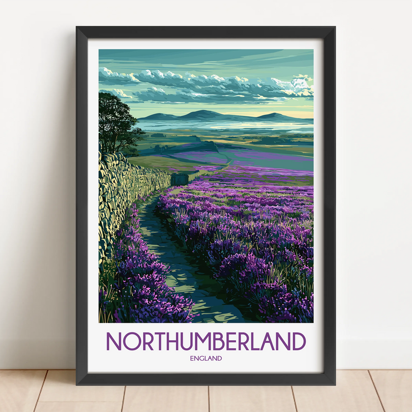 Northumberland Minimalist Wall Art