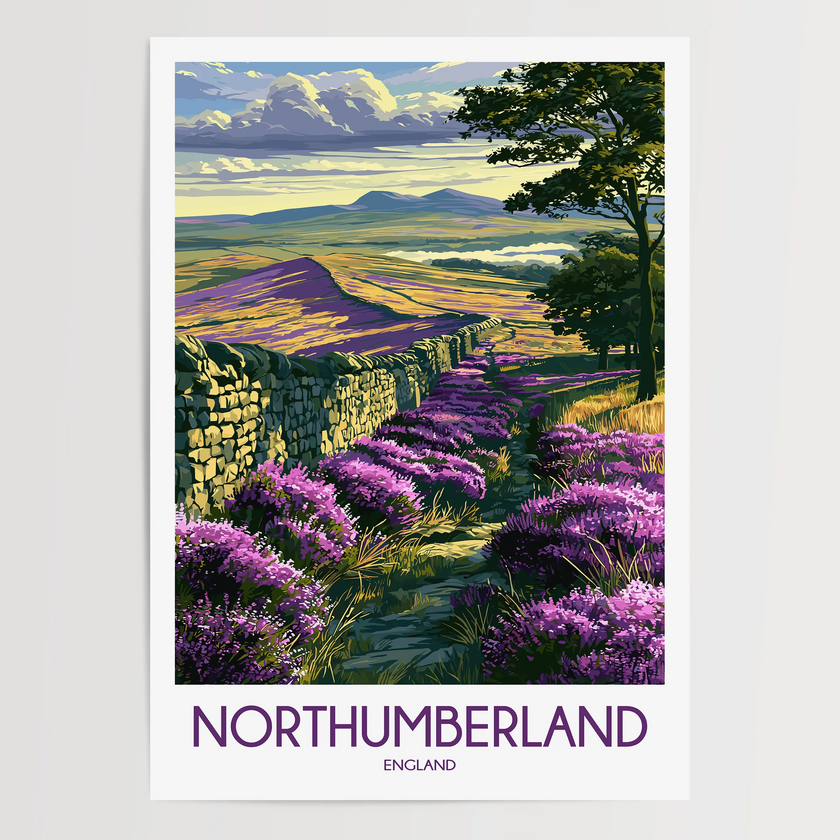 Northumberland Scenic Landscape Art