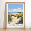 Northumberland Souvenir Poster Print
