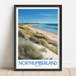 Northumberland Souvenir Poster Print