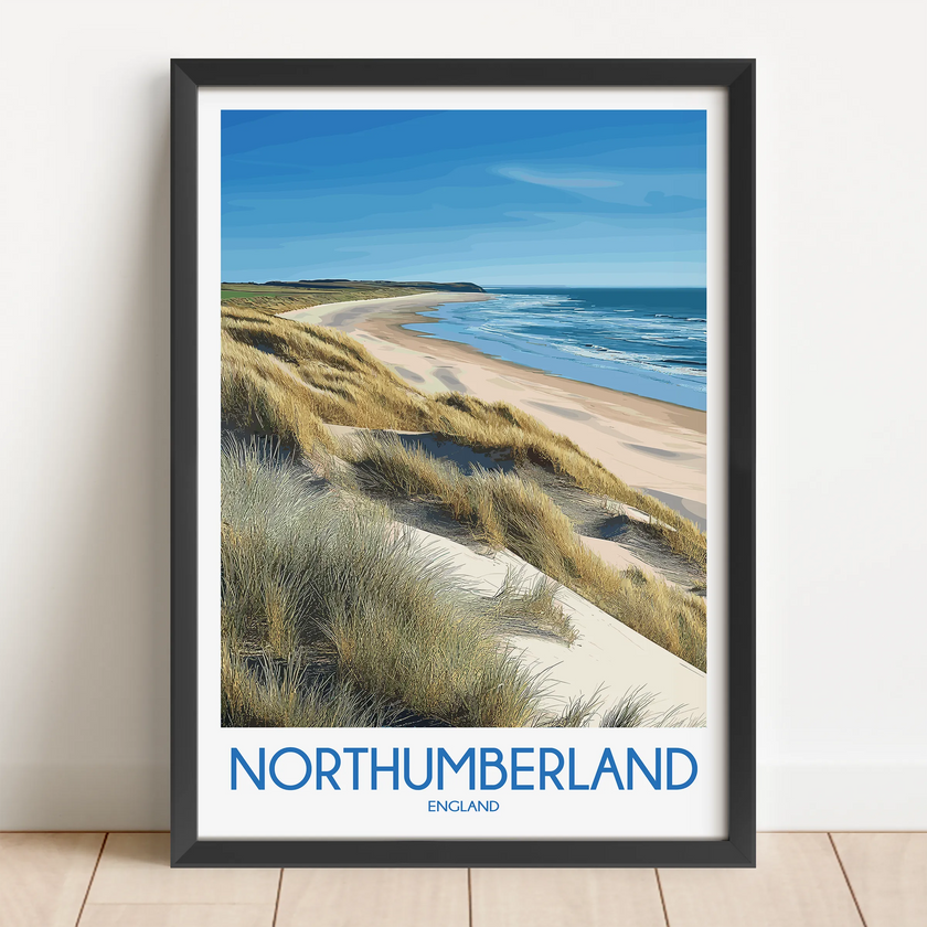 Northumberland Souvenir Poster Print