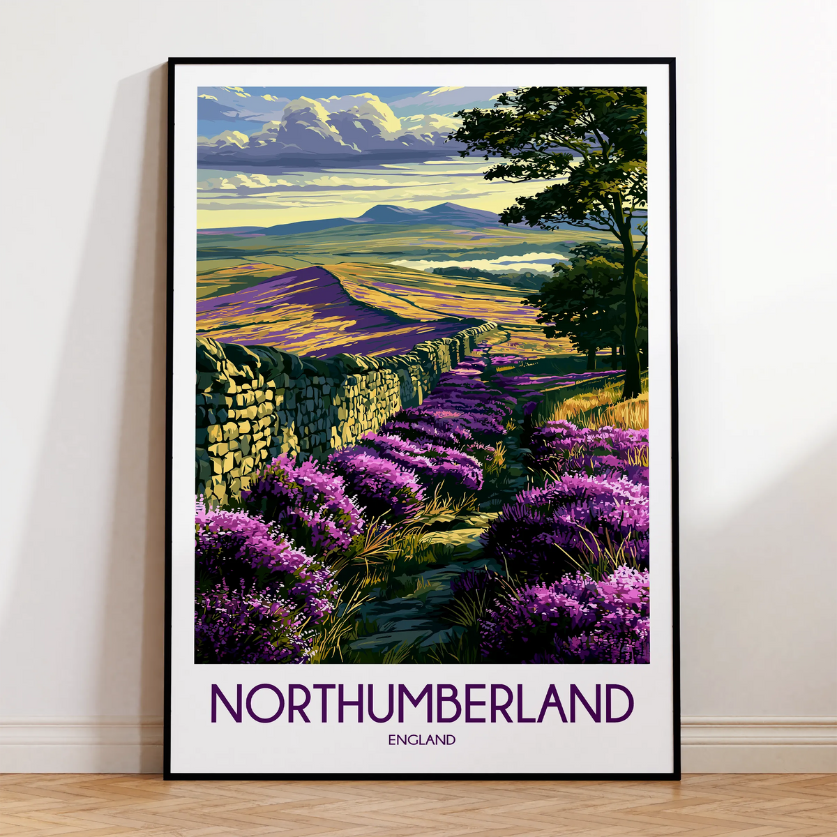 Northumberland Souvenir Poster Print