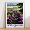 Northumberland Souvenir Poster Print