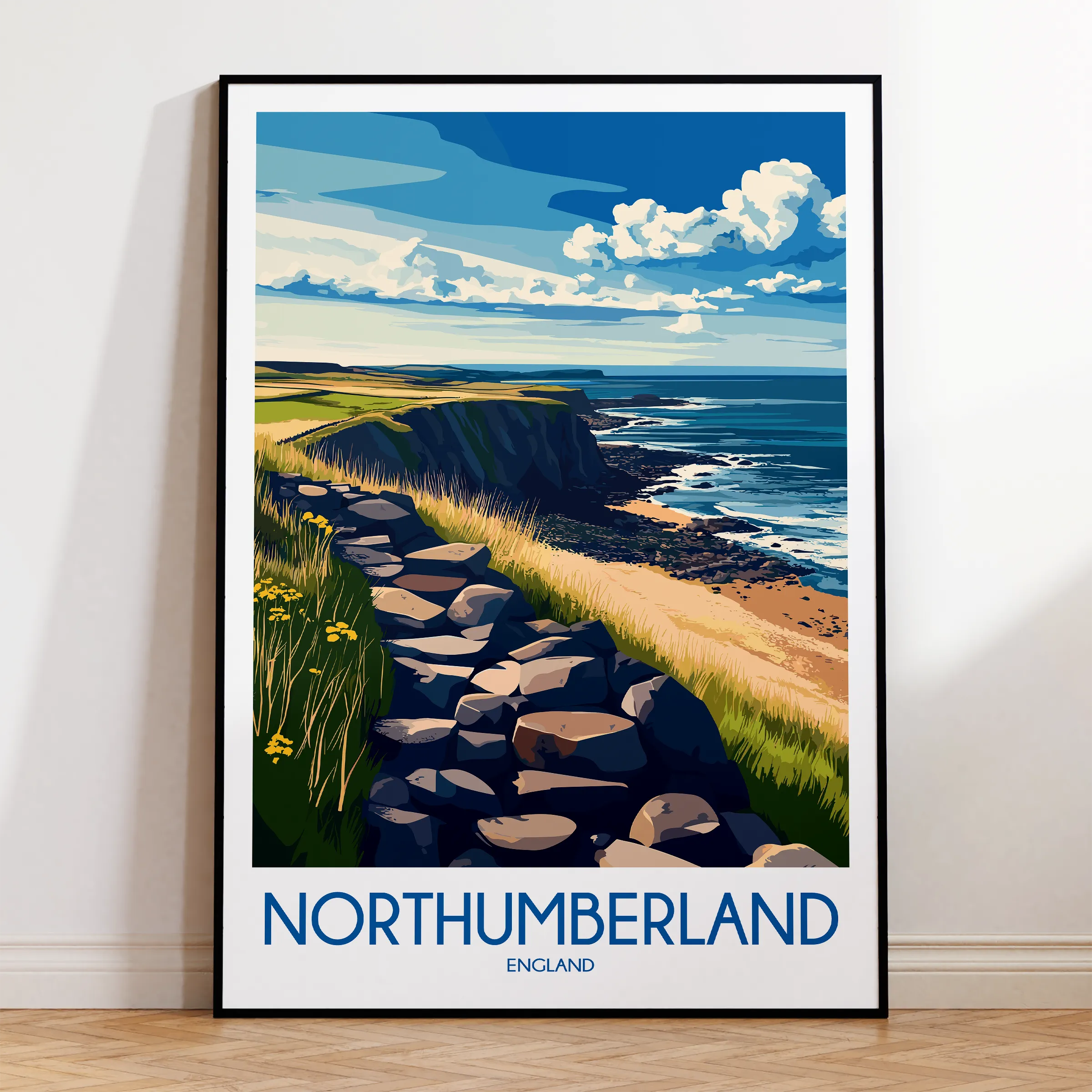 Northumberland Souvenir Poster Print