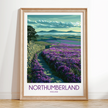 Northumberland Vintage Style Print