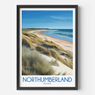 Northumberland Vintage Style Print