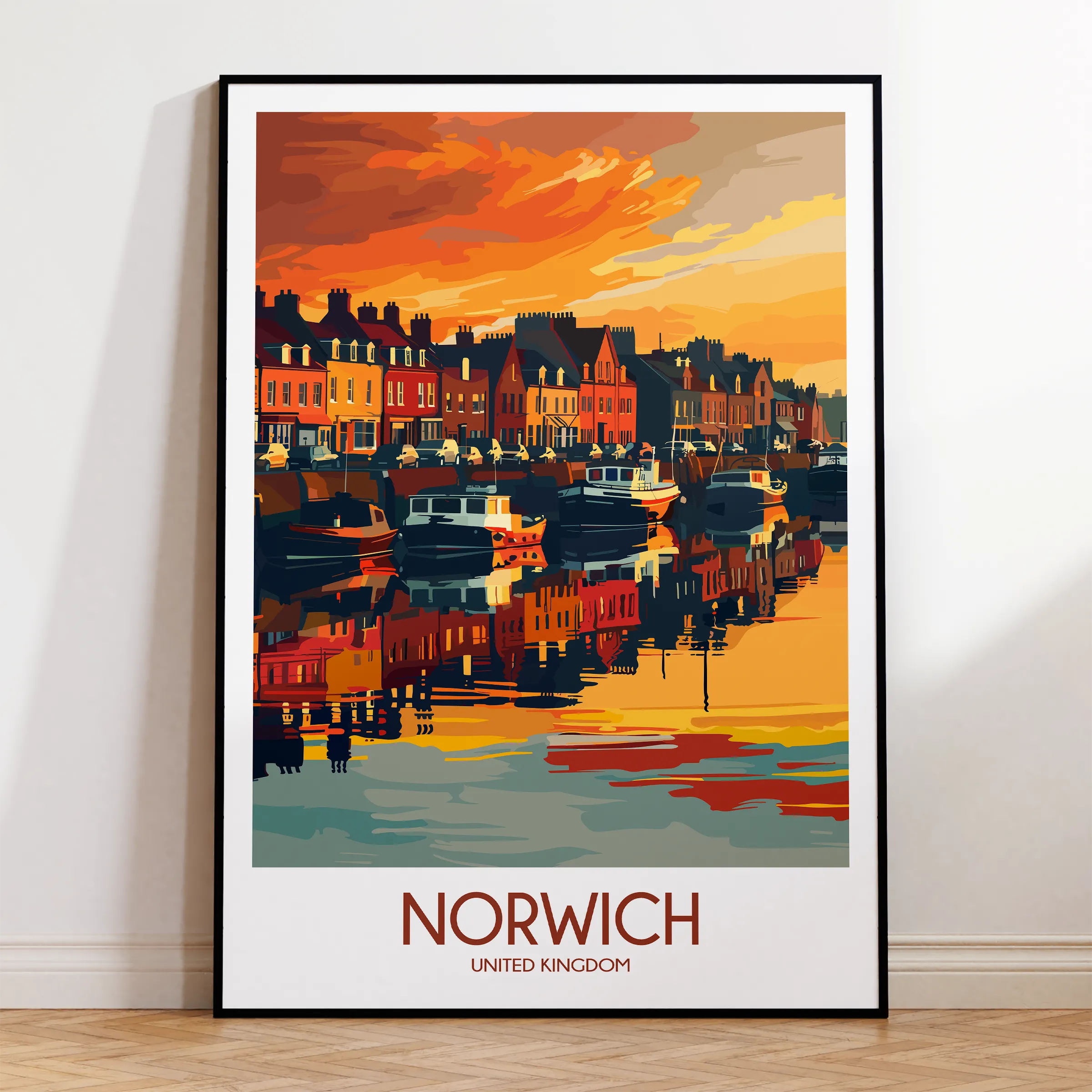 Norwich Souvenir Poster Print