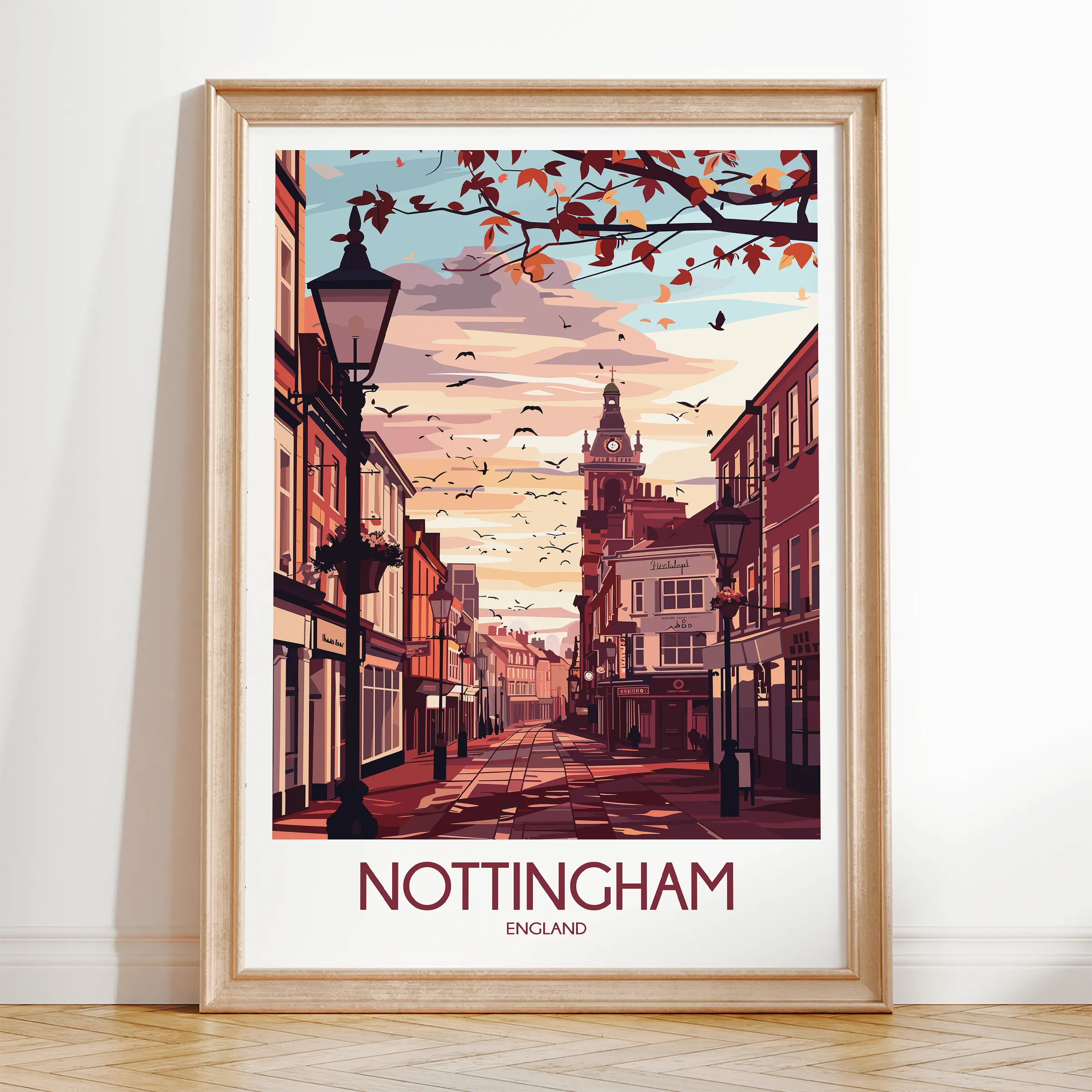 Nottingham Destination Art Gift