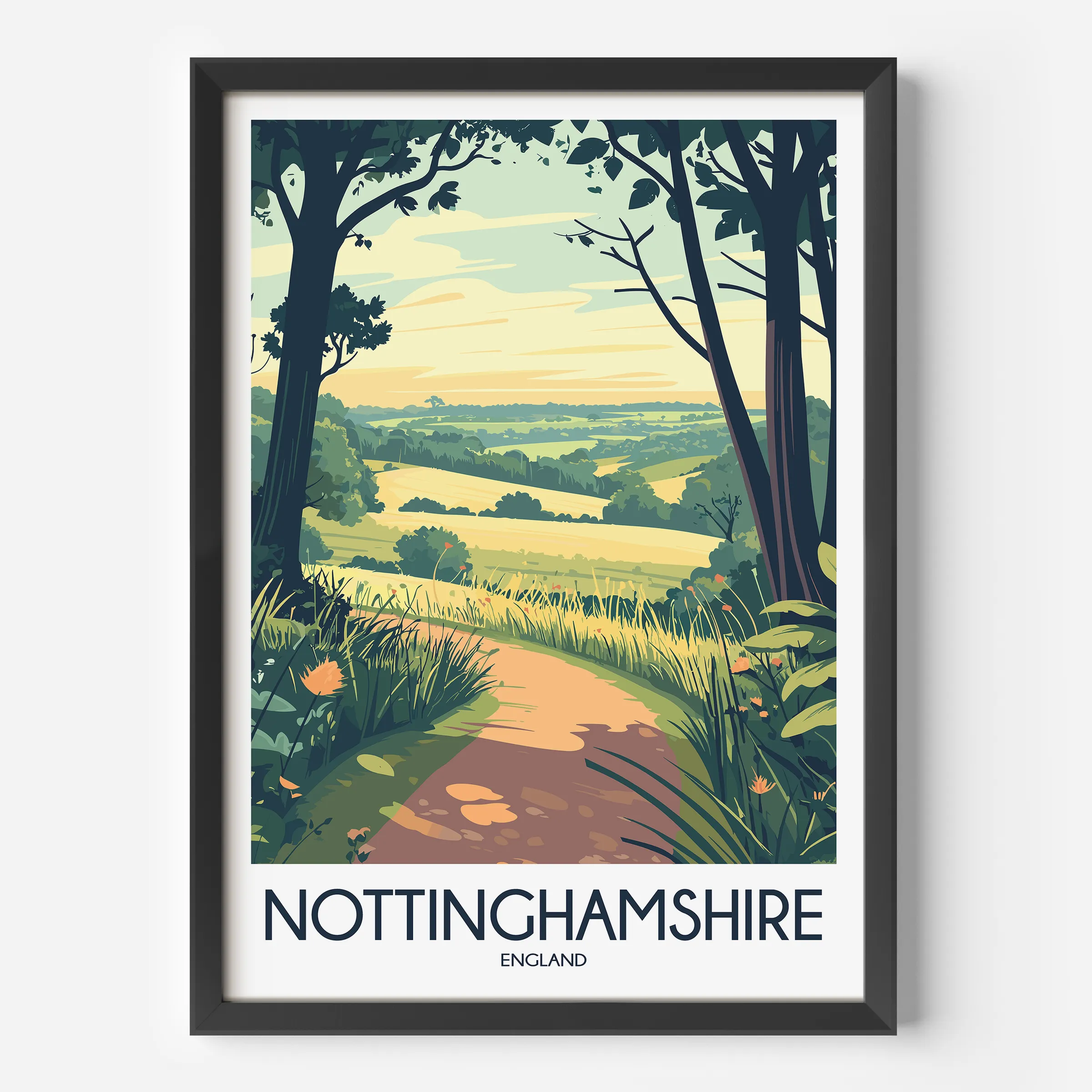 Nottinghamshire Gallery Quality Print