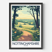 Nottinghamshire Gallery Quality Print