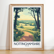 Nottinghamshire Travel Memory Gift