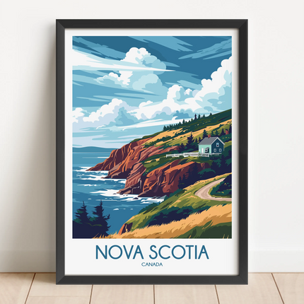 Nova Scotia Destination Art Gift