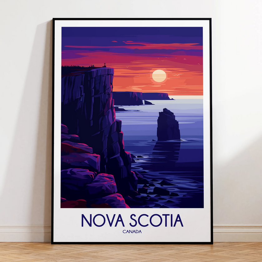 Nova Scotia Destination Art Gift