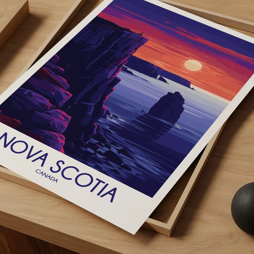 Nova Scotia Minimalist Wall Art