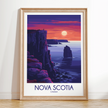 Nova Scotia Modern Travel Poster