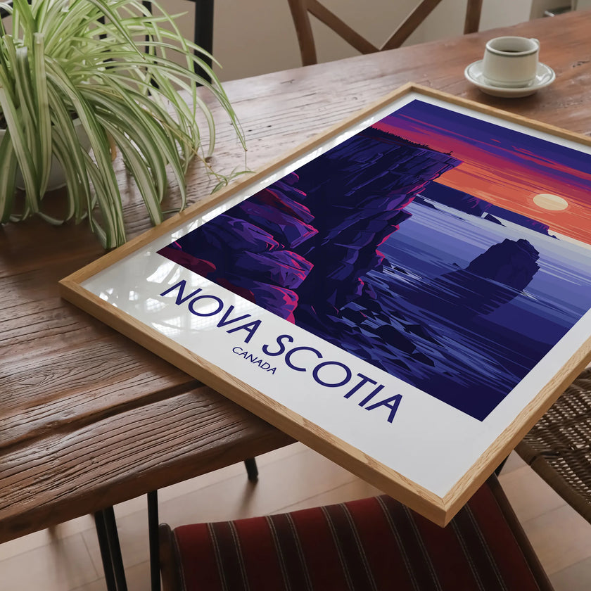 Nova Scotia Souvenir Poster Print