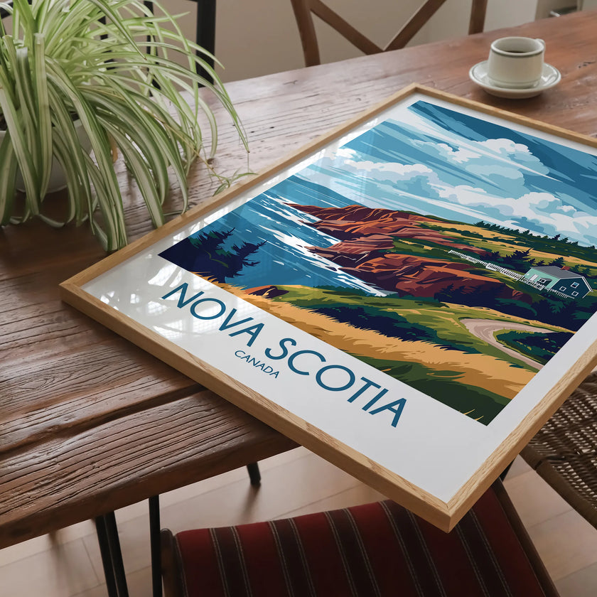 Nova Scotia Souvenir Poster Print