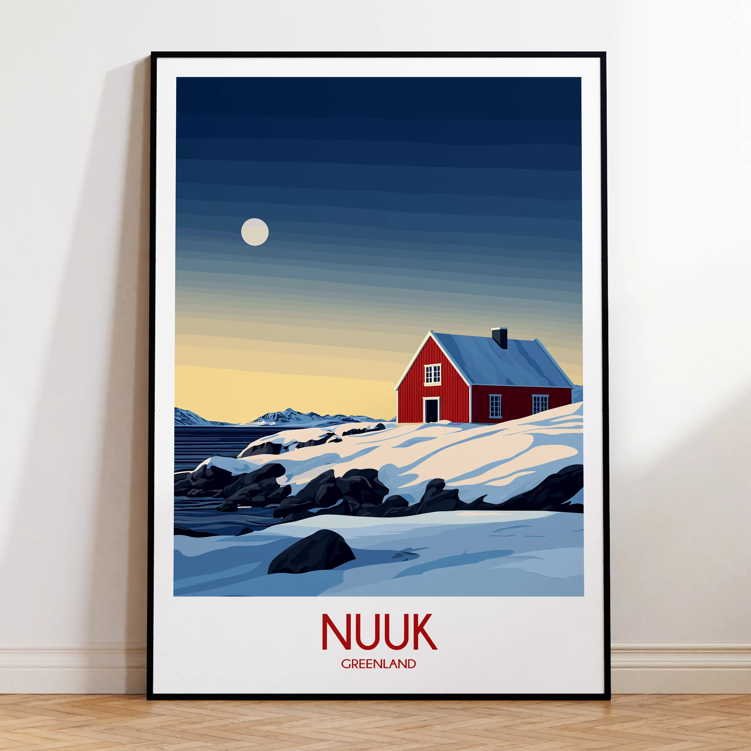 Nuuk Destination Art Gift