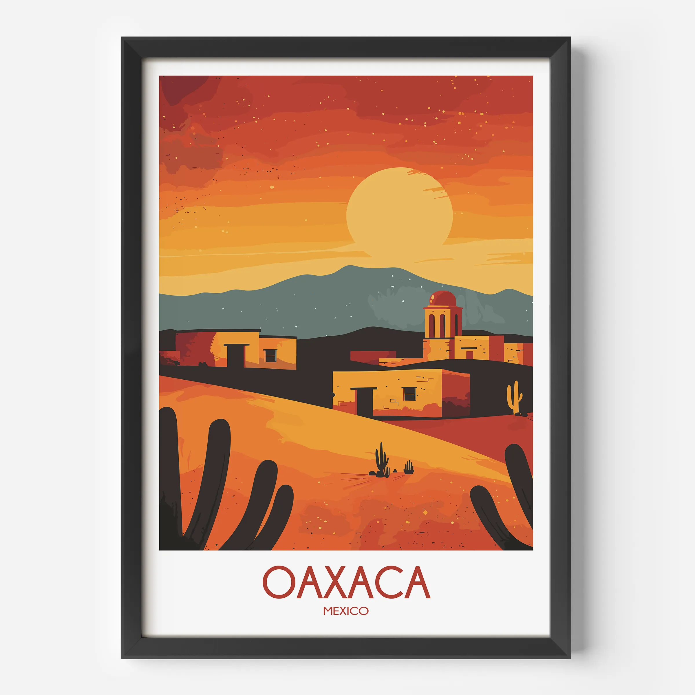 Oaxaca Minimalist Wall Art