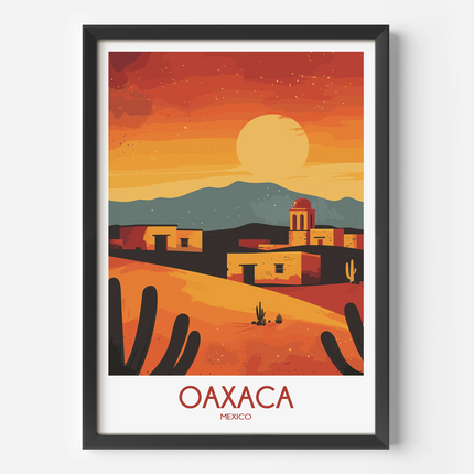 Oaxaca Minimalist Wall Art