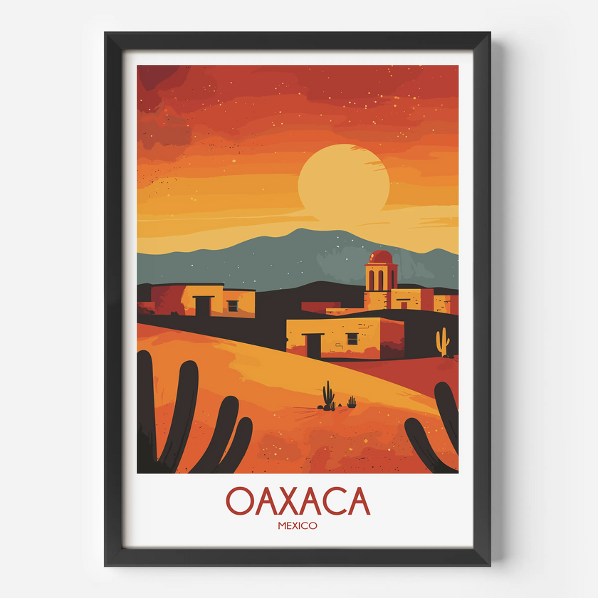 Oaxaca Minimalist Wall Art