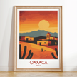 Oaxaca Modern Travel Poster
