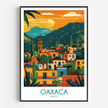 Oaxaca Modern Travel Poster