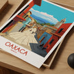Oaxaca Retro Travel Illustration