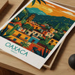 Oaxaca Retro Travel Illustration