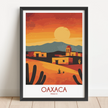 Oaxaca Scenic Landscape Art
