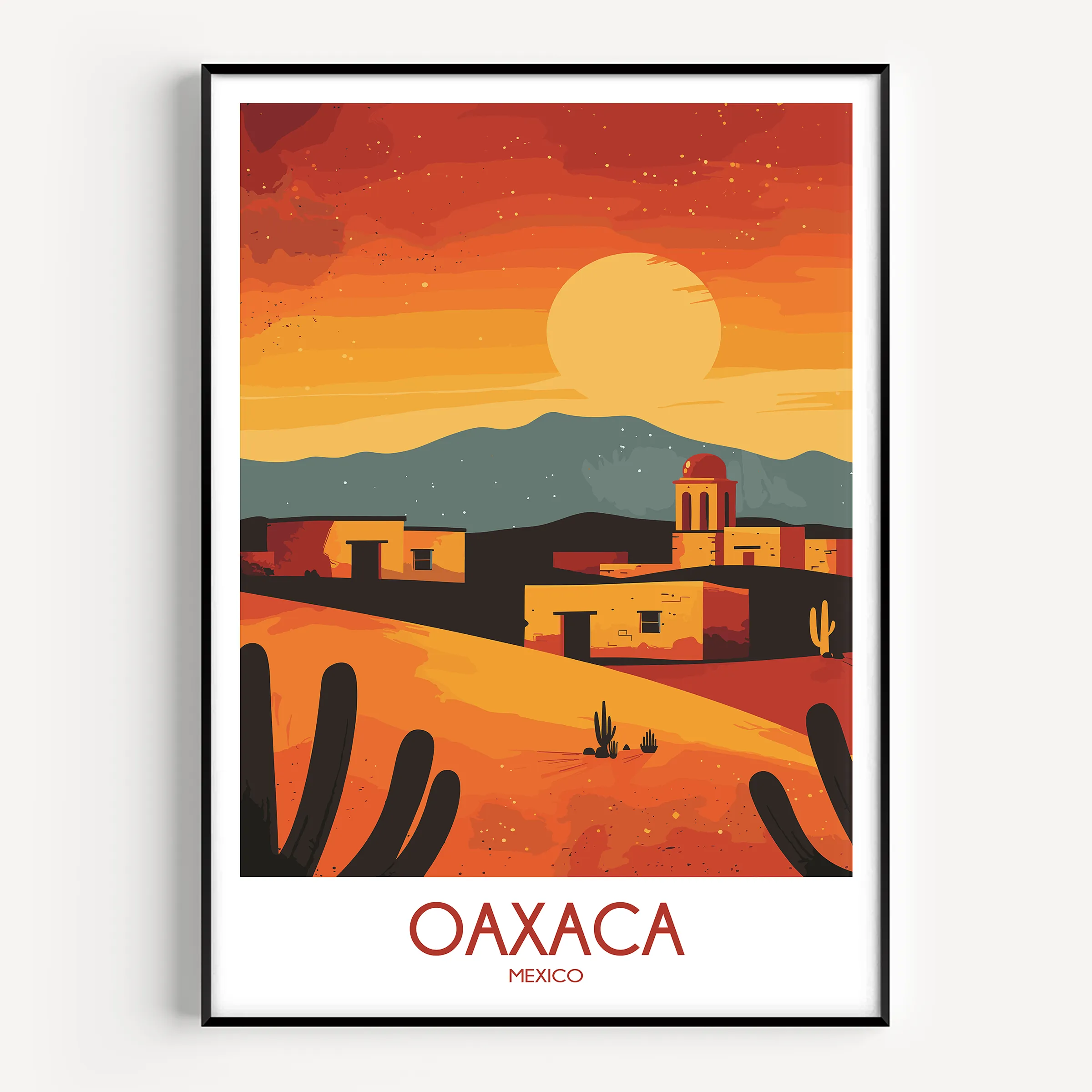 Oaxaca Souvenir Poster Print