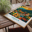 Oaxaca Vintage Style Print