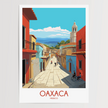Oaxaca Vintage Style Print