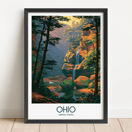 Ohio Destination Art Gift