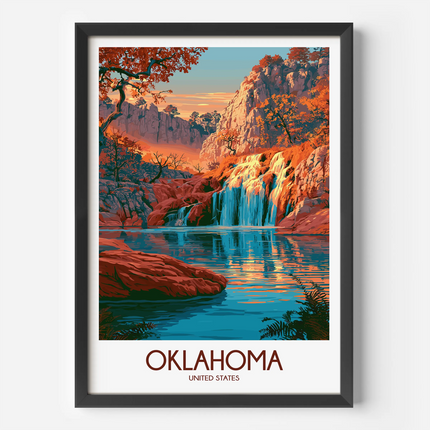 Oklahoma Destination Art Gift