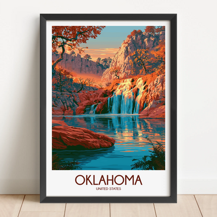 Oklahoma Scenic Landscape Art