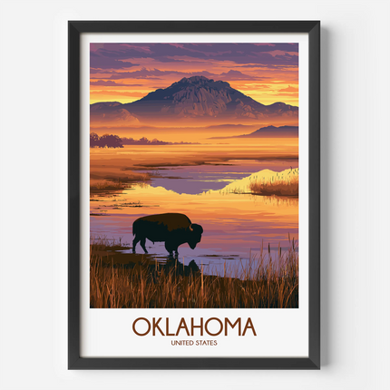 Oklahoma Scenic Landscape Art