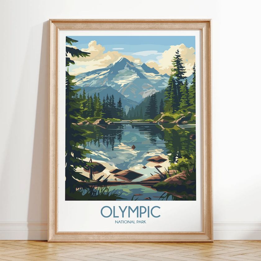 Olympic Scenic Landscape Art