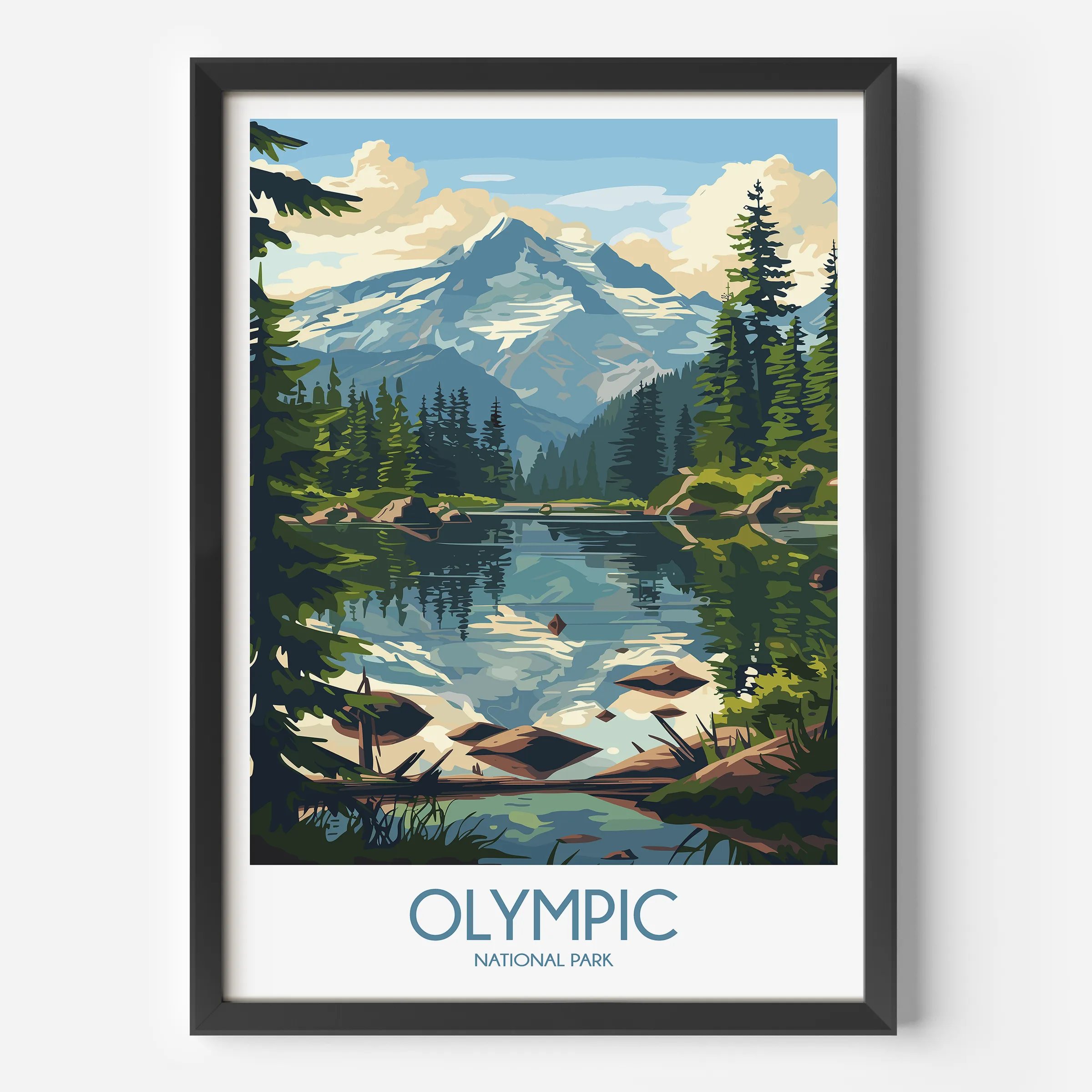 Olympic Vintage Style Print